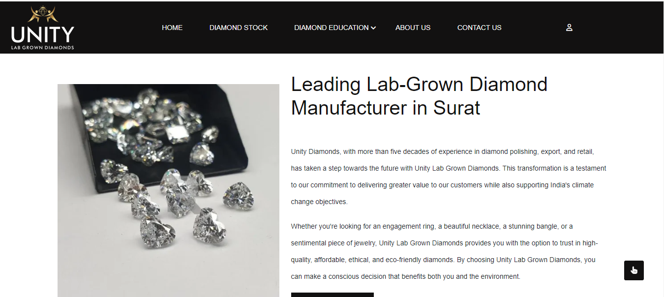 Unity Lab Grown Diamonds